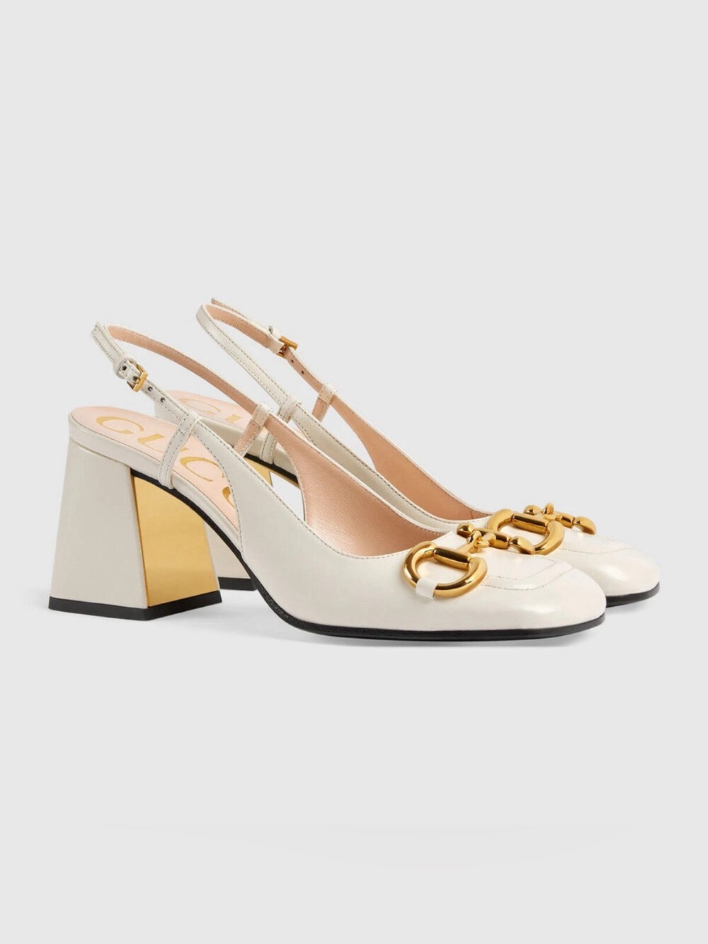 Gucci Malaga Slingback Horsebit Leather loafers